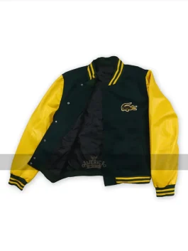 Live Two-Tone Varsity Jacket side pose