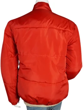 Princess Diana Red Puffer Jacket