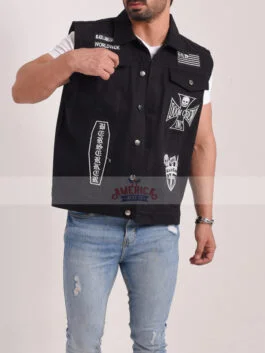 Black Label Society Denim Vest