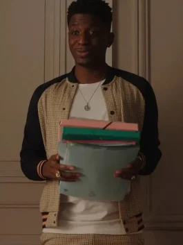 Samuel Arnold Checkered Bomber Jacket