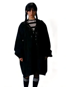 Wednesday 2022 Jenna Ortega Black Hoodie