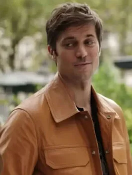 Emily in Paris S03 Lucas Bravo Brown Jacket