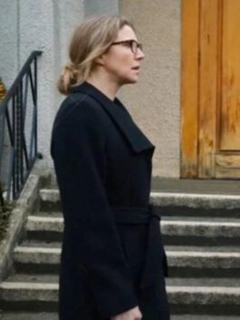 Firefly Lane S02 Kate Mularkey Black Wool Coat
