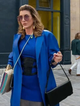 Emily in Paris S03 Sylvie Grateau Blue Coat