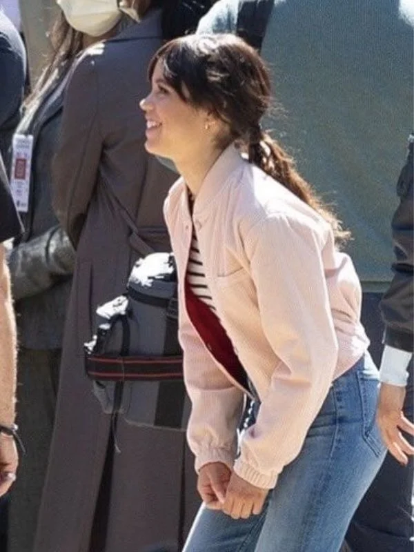Scream 6 2023 Tara Carpenter Pink Bomber Jacket