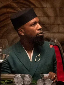 Glass Onion Leslie Odom Jr. Green Coat