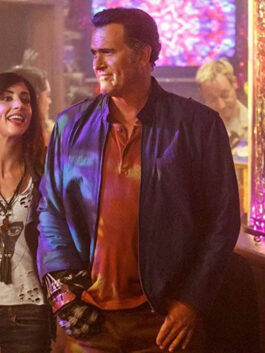 Ash vs Evil Dead Bruce Campbell Blue Jacket