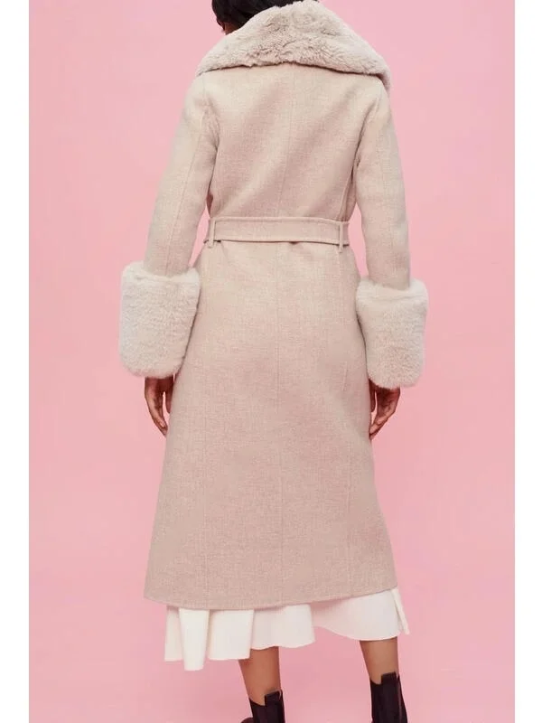 The Recruit Max Meladze Fur Trim Coat