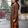 The Flash S04 Miranda Macdougall Fringe Coat