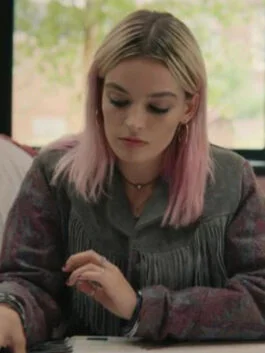 Sex Education Maeve Fringe Jacket