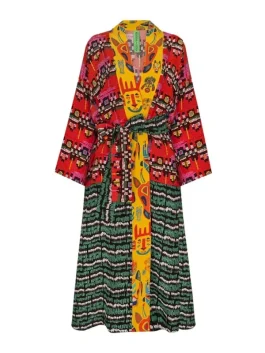 Emily in Paris S03 Lily Collins Printed Kimono front