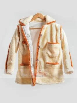 Women's Teddy Sherpa Beige Jacket