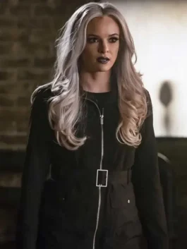 The Flash S05 Killer Frost Black Jacket back pose