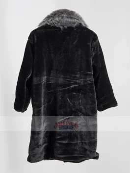 Women’s Cooper Black Wool Coat back
