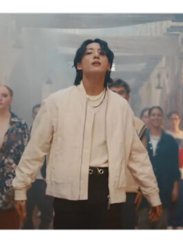 Dreamers FIFA World Cup 2022 JungKook White Jacket