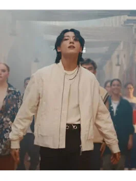 Dreamers FIFA World Cup 2022 JungKook White Jacket