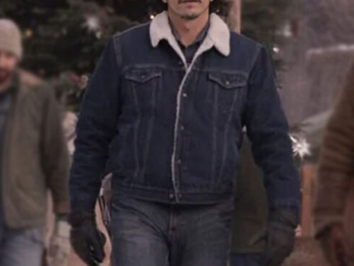 The Last of Us 2023 Gabriel Luna Shearling Denim Jacket