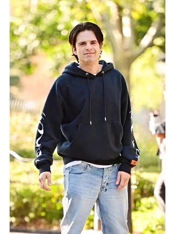 Sharper Sebastian Stan Black Hoodie