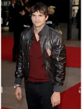 Ashton Kutcher Leather Jacket