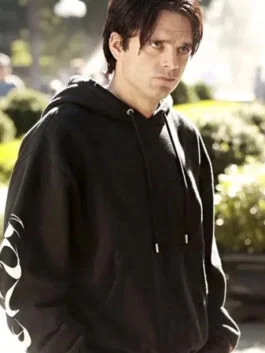 Sharper Sebastian Stan Black Hoodie
