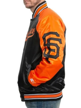 San Francisco Giants Black And Orange Jacket