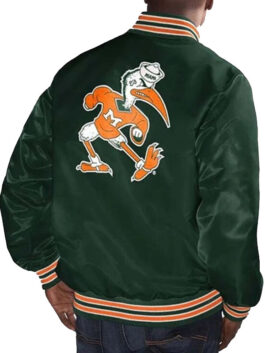 Miami Hurricanes Green Jacket