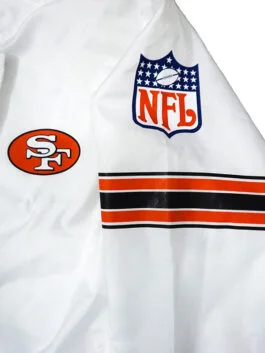 Power Forward San Francisco 49ers White Jacket
