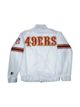 Power Forward San Francisco 49ers White Jacket