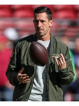 Kyle Shanahan Green Bomber Jacket