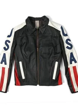Selena Gomez American Flag Jacket
