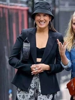 Your Place or Mine Zoe Chao Black Blazer