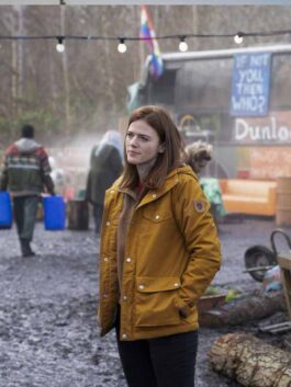 Kirsten Longacre Vigil Yellow Hooded Jacket