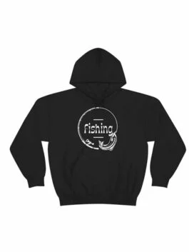 Unisex Fishing Hoodie with Kangaroo Pocket