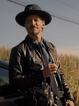 Devil in Ohio 2022 Sheriff Wilkins Leather Jacket
