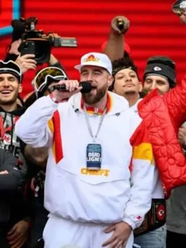Travis Kelce Super Bowl Parade Jacket
