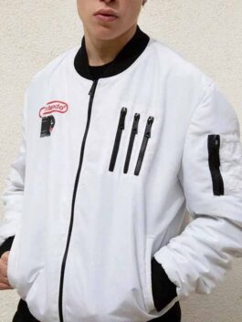 Super Mario Boo Bomber Jacket