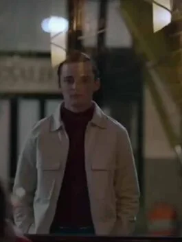 The Tutor 2023 Noah Schnapp White Jacket