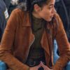Chicago PD S07 Vanessa Rojas Suede Jacket