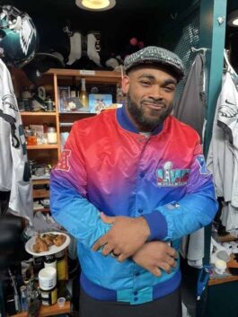 Super Bowl LVII Brandon Graham Varsity Jacket