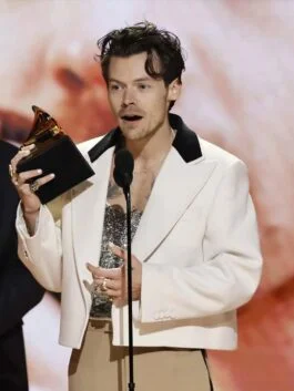 Grammys 2023 Harry Styles White Blazer