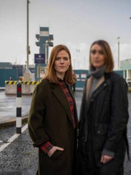 Vigil Rose Leslie Green Trench Coat