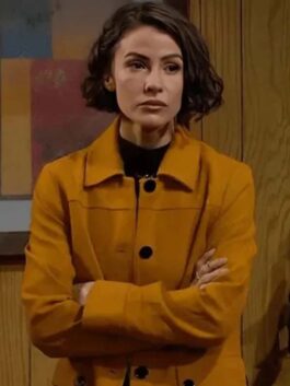 Days of Our Lives Sarah Horton Orange Coat