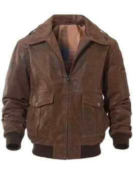 Men’s Flight Bomber Air Force Aviator Jacket