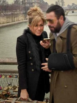 Murder Mystery 2 Jennifer Aniston Black Coat