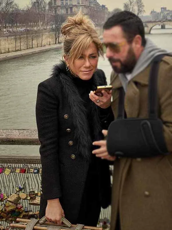 Murder Mystery 2 Jennifer Aniston Black Coat