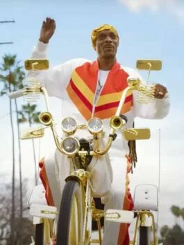 Super Bowl 32023 Snoop Dogg White Tracksuit