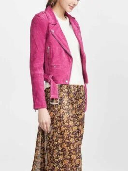 Chucky 2021 Lexy Taylor Pink Suede Leather Jacket