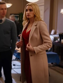 Ginny & Georgia Brianne Howey Beige Coat
