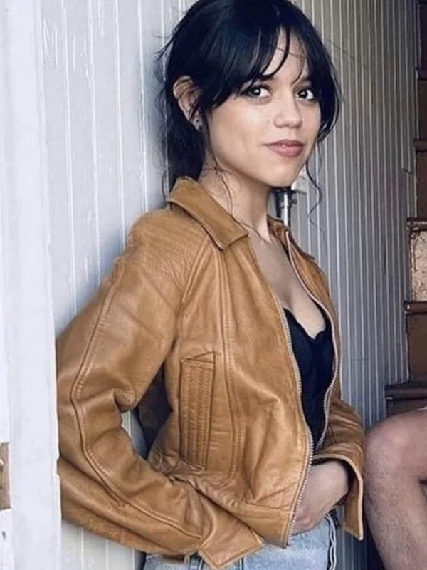 Finestkind 2023 Jenna Ortega Leather Jacket