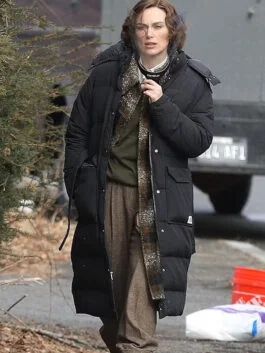 Boston Strangler Keira Knightley Black Coat